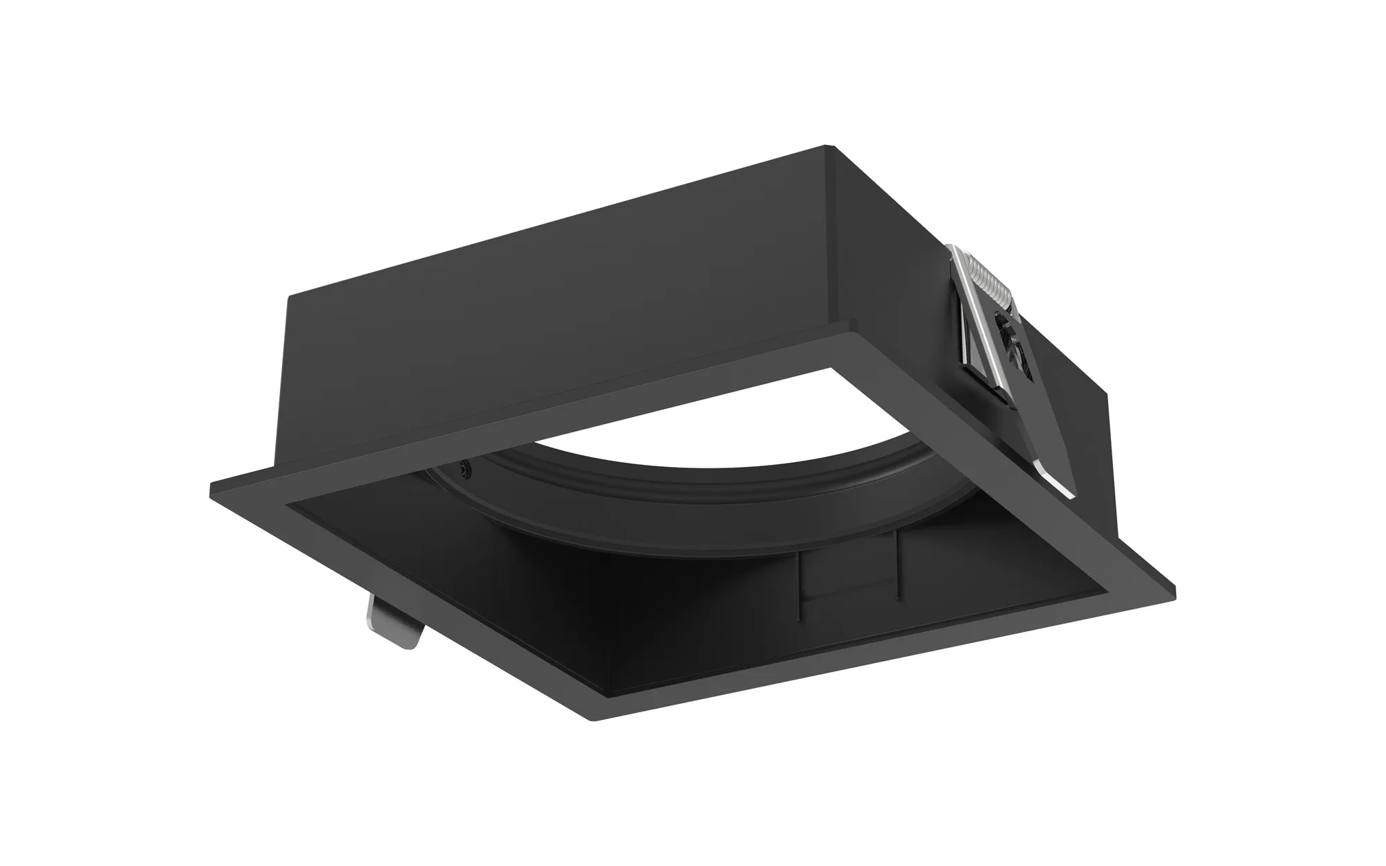 M9771  Sunrise 20W Square Recessed Led spotlight,Black outer frame, Cut out :95x95, 3yrs Warranty